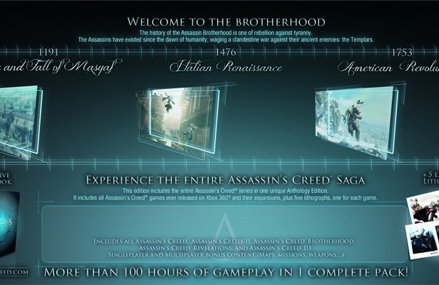 Assassin´s Creed Anthology: Kompletne wydanie „asasynów” już wkrótce