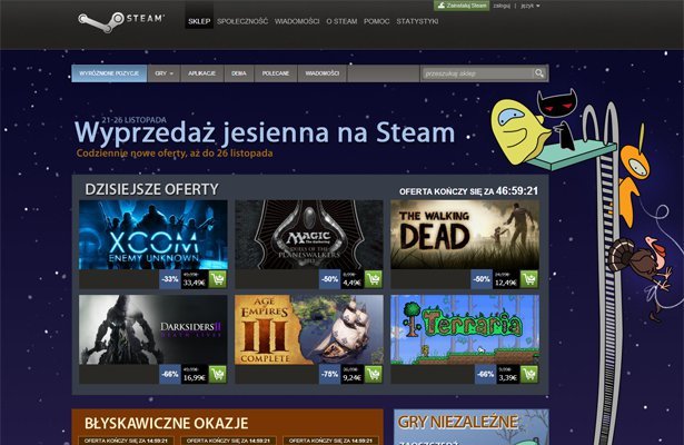 Wielka jesienna wyprzedaż na Steamie (21?22 listopada). Darksiders II, Terraria, Limbo