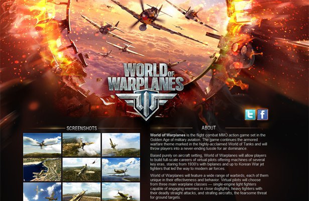 World of Warplanes: Strona internetowa i pierwsza porcja screenów