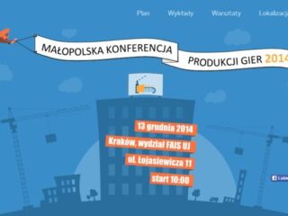 Małopolska konferencja produkcji gier zaprasza na&nbsp;wykłady