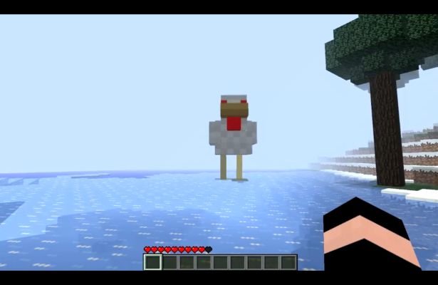 EvilMinecraft: Gigantyczne kurczaki i mięsożerne świnie [WIDEO]