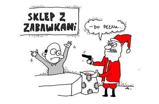 Świąteczna wystawa rysunków Marka Lenca