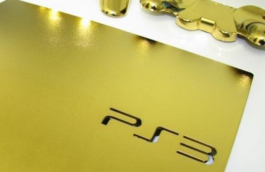 Pimp my konsola: PlayStation 3 w złocie, wysadzany diamentami