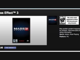 Mass Effect 3: No i po niespodziance. Mass Effect 3 w EA Store