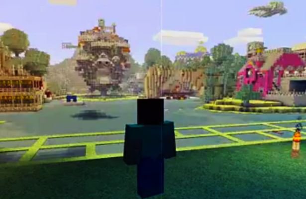 Minecraft: Kwadratowy świat studia Ghibli [WIDEO]