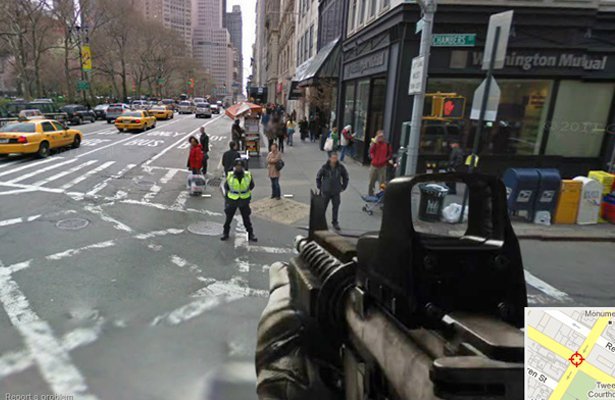 Google Shoot View: Battlefield 3 w realu. Dosłownie [WIDEO]