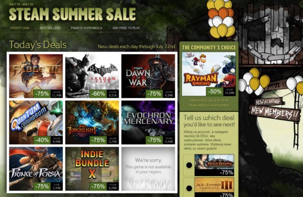 Steam Summer Sale: Dziesiąty dzień wyprzedaży!