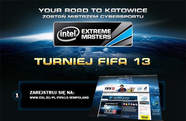 Intel Extreme Masters: Weź udział w turniejach FIFY 13 i Counter-Strike: Global Offensive w Spodku