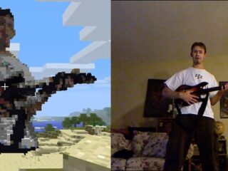 Minecraft i&nbsp;Kinect: Buduj sobą