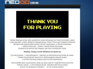 NEOplus: Znany polski magazyn o&nbsp;grach oficjalnie zamknięty
