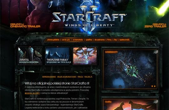 StarCraft II: Blizzard uruchamia polską wersję oficjalnej strony gry