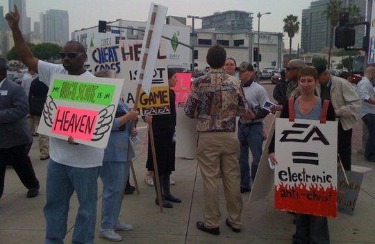 E3 ´09: EA zorganizowało protest przeciwko własnej grze