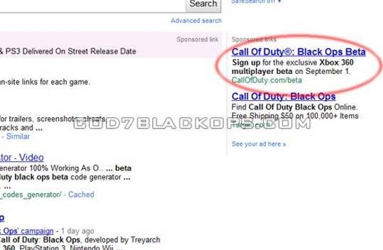 Call of Duty: Black Ops – beta multi 1 września? Wujek Google mówi: „Jak najbardziej!”