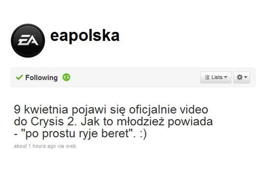 Crysis 2: Czy młodzież mówi „ryje beret”? – wyniki. Ale urwał!