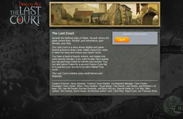 Dragon Age: The Last Court – Darmowa tekstówka osadzona w świecie wykreowanym przez BioWare [WIDEO]