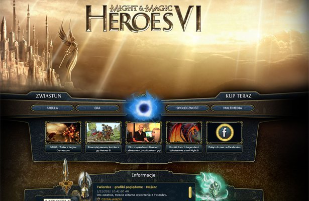 Might and Magic: Heroes VI – polska wersja strony internetowej już dostępna