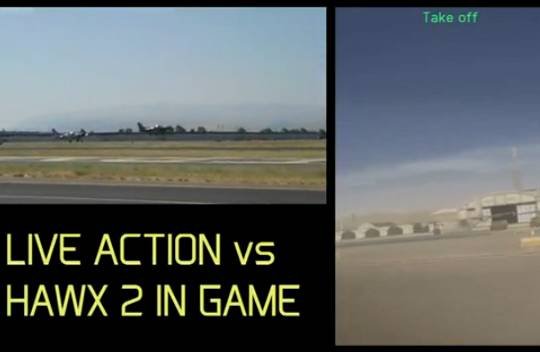 Tom Clancy´s HAWX 2 kontra prawdziwe samoloty [WIDEO]