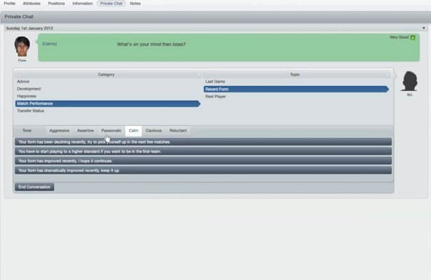 Football Manager 2012: Dev diary o rozmowach z piłkarzami [WIDEO]