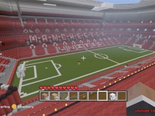 Minecraft: Replika Old Trafford, stadionu Manchesteru United, w wersji na X360 [WIDEO]