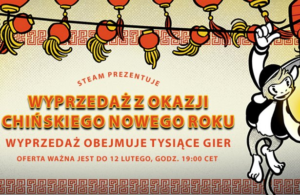 Wyprzedaż na Steamie z okazji Chińskiego Nowego Roku!