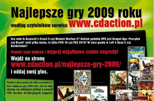 Najlepsze gry roku 2009. Pomóż nam wybrać zwycięzców i wygraj… figurę Ghosta z Call of Duty: Modern Warfare 2 oraz ponad 100 innych nagród