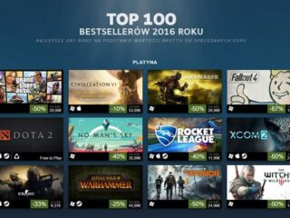 Steam: Top 100 roku 2016