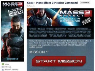 Mass Effect 3: Zakończenie, które cię zezłości i aplikacja na Facebooka, która daje nagrody