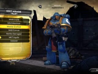 Warhammer 40K: Space Marine – Kawał materiału o edycji postaci [WIDEO]