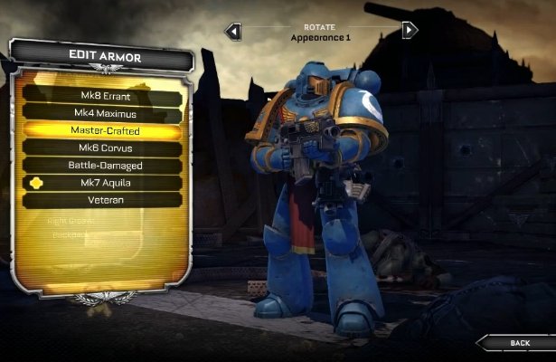 Warhammer 40K: Space Marine – Kawał materiału o edycji postaci [WIDEO]