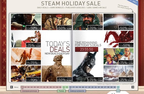 Świąteczna wyprzedaż na Steamie – dzień 6