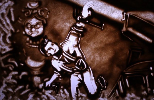Uncharted 2: Among Thieves – obrazy z piasku inspirowane grą [WIDEO]
