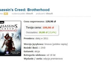 Assassin´s Creed: Brotherhood – Wersja PC z mniej drakońskim zabezpieczeniem?