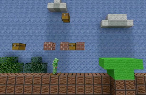 Minecraft: Mario w „klockowej” wersji [WIDEO]