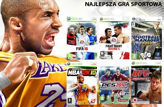 Najlepsze gry 2009: Najlepsza gra sportowa – nominacje