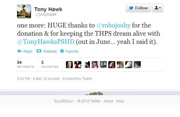 Tony Hawk´s Pro Skater HD w czerwcu