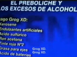 Argentyńska telewizja ostrzega: młodzież pije niebezpieczny grog!