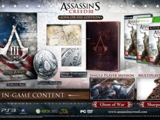 Assassin´s Creed III: Ubisoft potwierdza skład edycji kolekcjonerskich i&nbsp;prezentuje Connora [WIDEO]