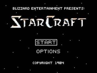 Jak wyglądałby StarCraft, gdyby wydano go w 1984 roku? Właśnie tak!