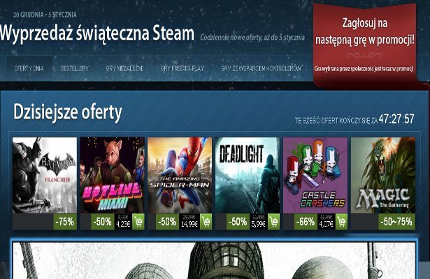 Wielka świąteczna wyprzedaż na Steamie ? dzień 6 (25?26 grudnia). Hotline Miami, Batman, Max Payne 3