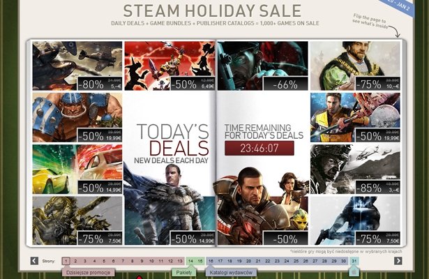 Świąteczna wyprzedaż na Steamie – dzień 4
