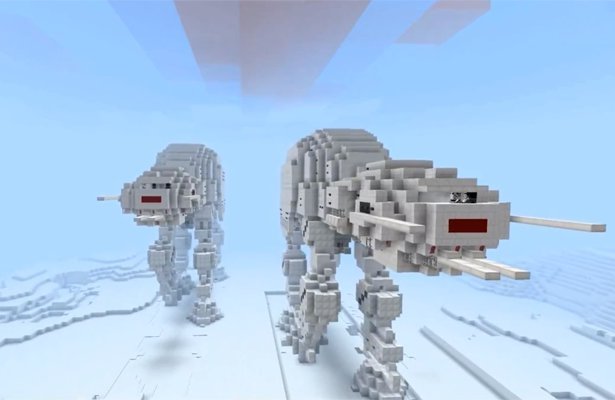 Minecraft jest nadal wielki. „Bitwa o Hoth” z klocków! [WIDEO]
