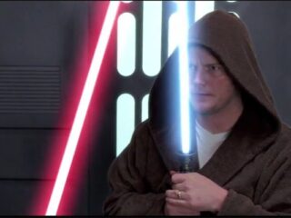 Kinect Star Wars: Darth Vader vs. krnąbrny Jedi [WIDEO]