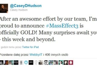 Mass Effect 3: Status gold i&nbsp;wcześniejsze demo dla użytkowników Facebooka i&nbsp;posiadaczy X360
