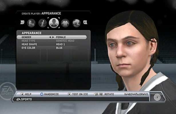 NHL 12: W grze można stworzyć… hokeistkę!