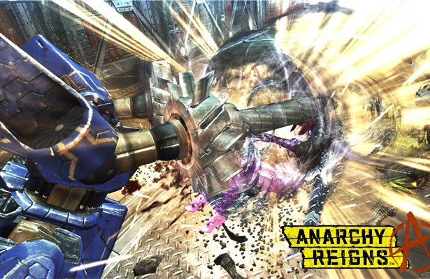 Anarchy Reigns: Garuda – ogromny robot z potężnymi wiertłami [WIDEO]