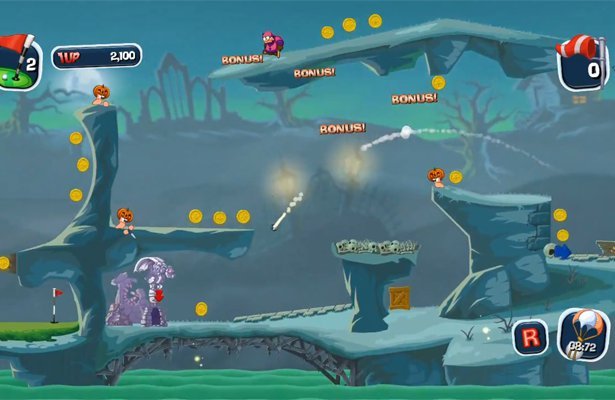 Worms Crazy Golf: Robaki i golf [WIDEO]