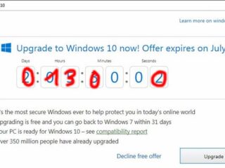 To już koniec darmowej aktualizacji i nagabywania na Windows 10