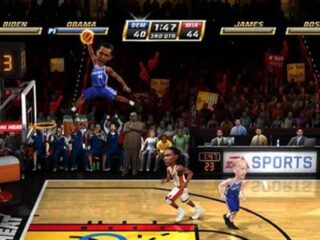 NBA Jam: Biali nie potrafią skakać. A Barack Obama? [WIDEO]