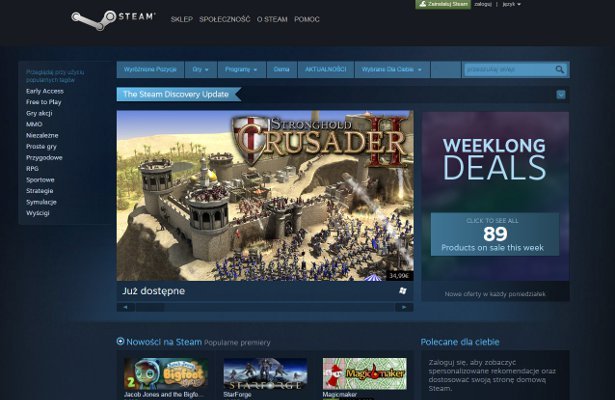 Steam zmienia szaty. I&nbsp;dostaje kilka nowych opcji