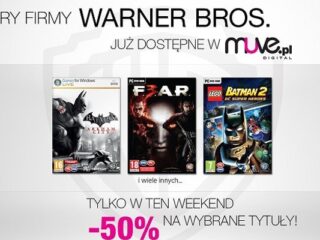 Muve Digital: Gry Warner Bros. w&nbsp;ofercie serwisu i&nbsp;weekendowa promocja